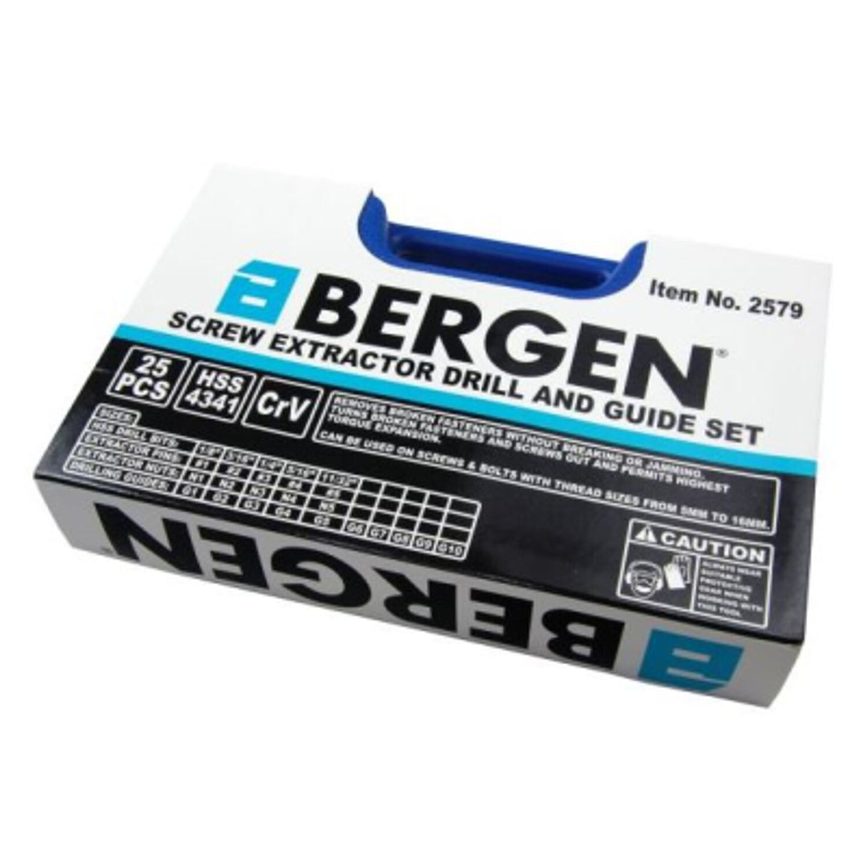 Bergen 25 Piece Screw Extractor Drill and Guide Set