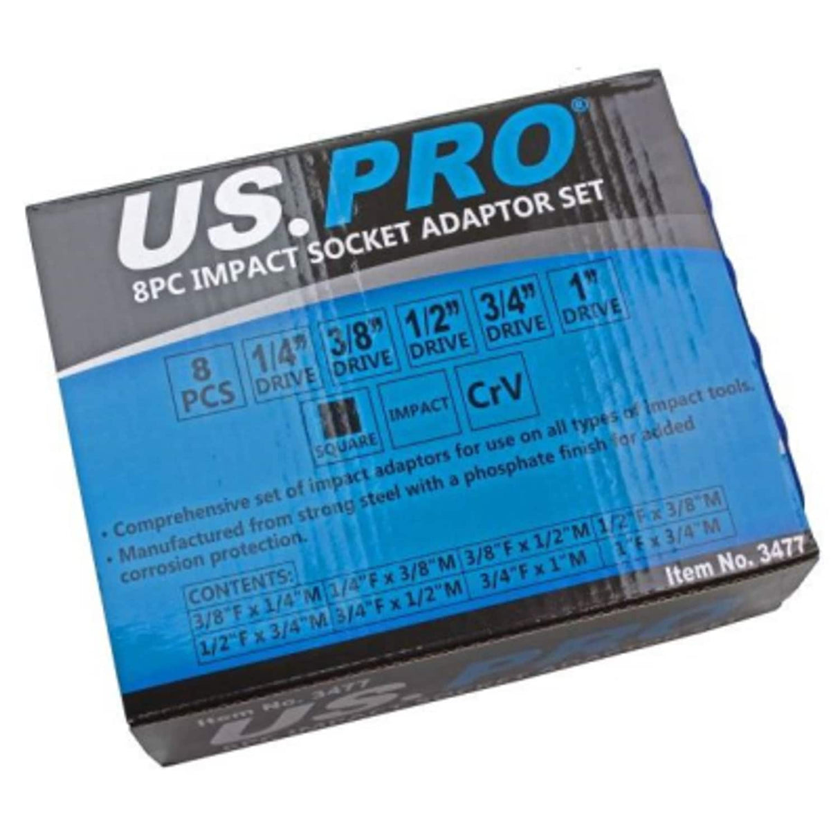 Bergen 8 Piece Impact Socket Adapter Set