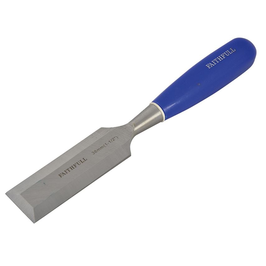 Bevel Edge Chisel Blue Grip 38mm (1.1/2in) FAIWCB112