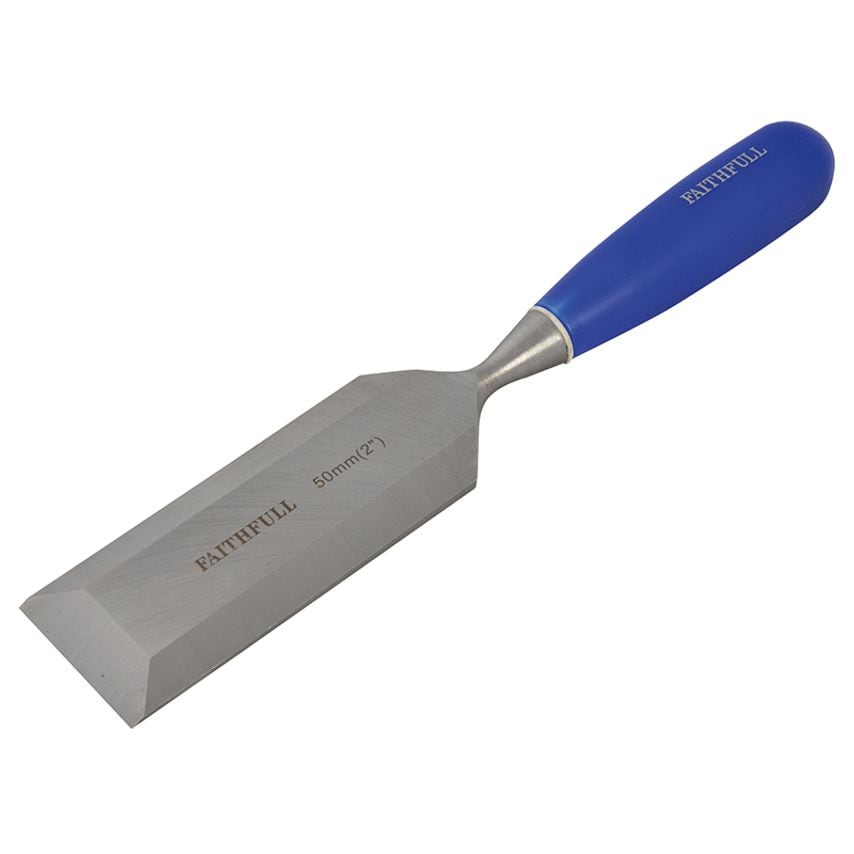 Bevel Edge Chisel Blue Grip 50mm (2in) FAIWCB2