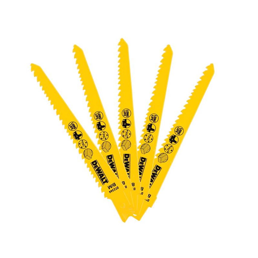 Bi-Metal Reciprocating Blade for Wood Cordless 152mm Pack of 5 DEWDT2344QZ