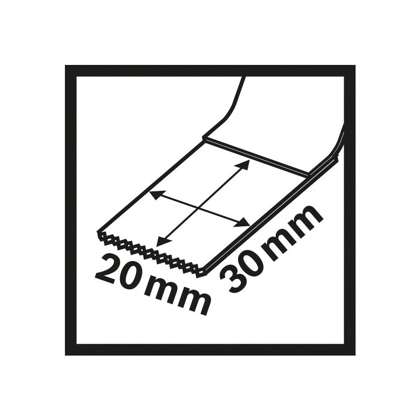 Bim Plunge Cut Saw Blade Aiz 20 AB Wood and Metal (2 608 661 640)