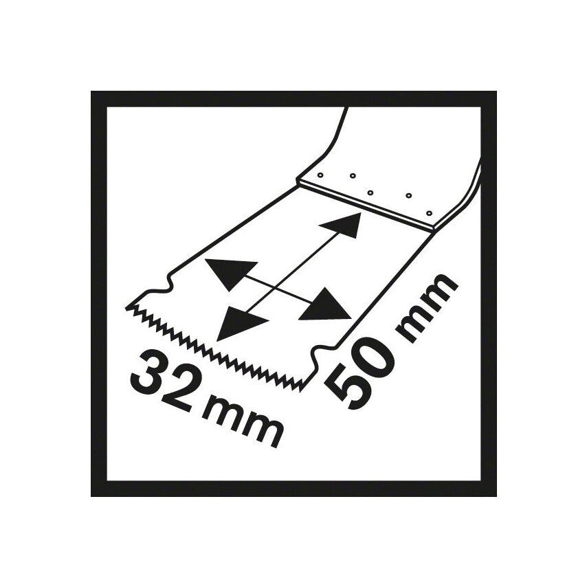 Bim Plunge Cut Saw Blade Aiz 32 Apb Wood and Metal (2 608 661 644)