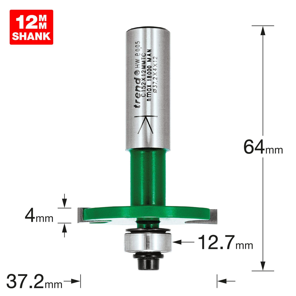Biscuit Jointer Set - C152X12MMTC