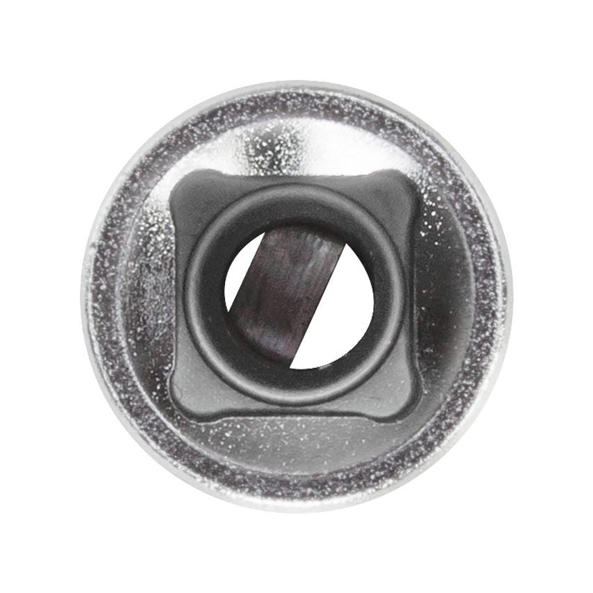 Bit adapter 1/4 sq. x 1/4 hex. l.24.7mm