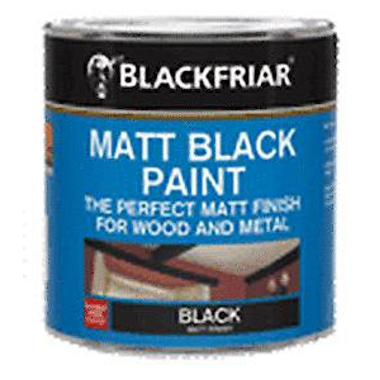 Bkfmb250 Matt Black Paint - 250 ml