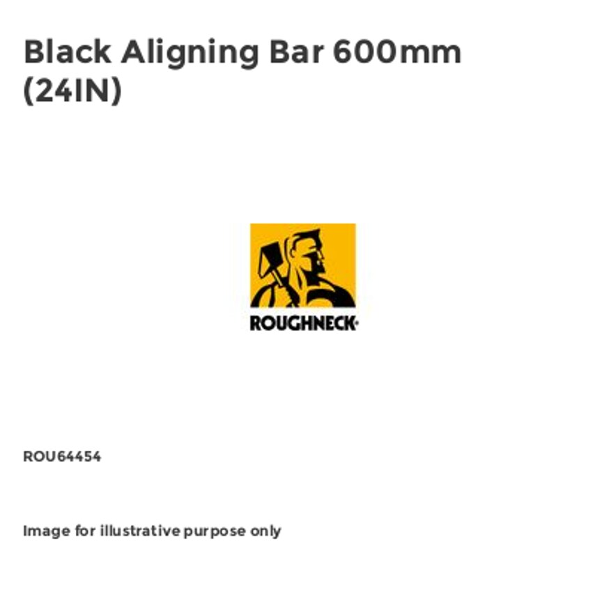 Black Aligning Bar 600mm (24IN)