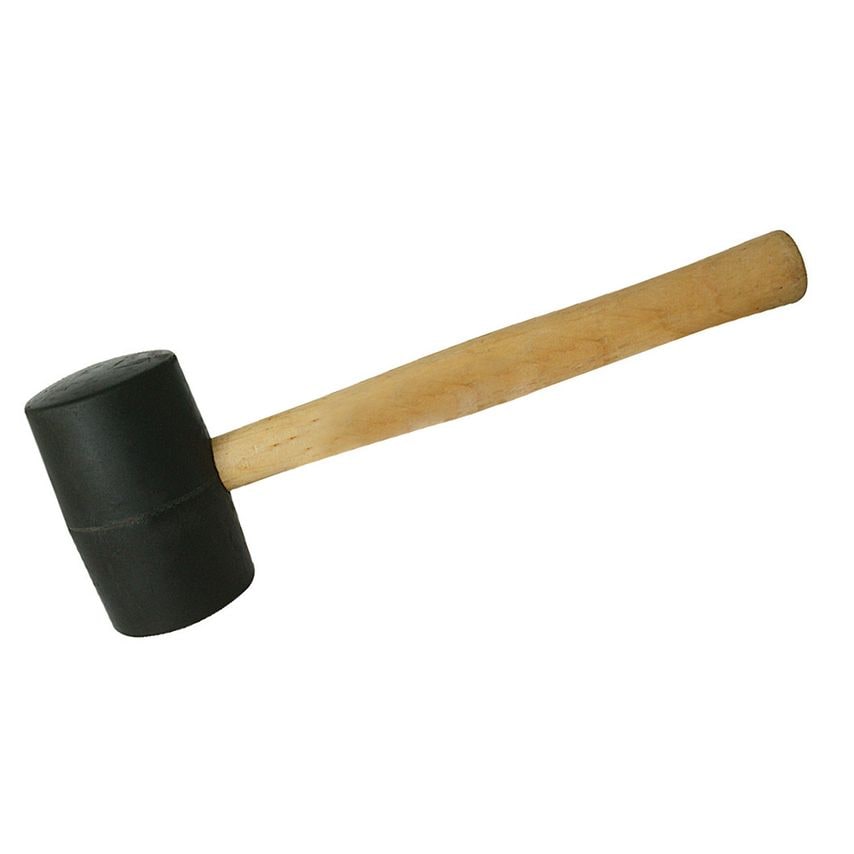Black Rubber Mallet 24oz (680g)