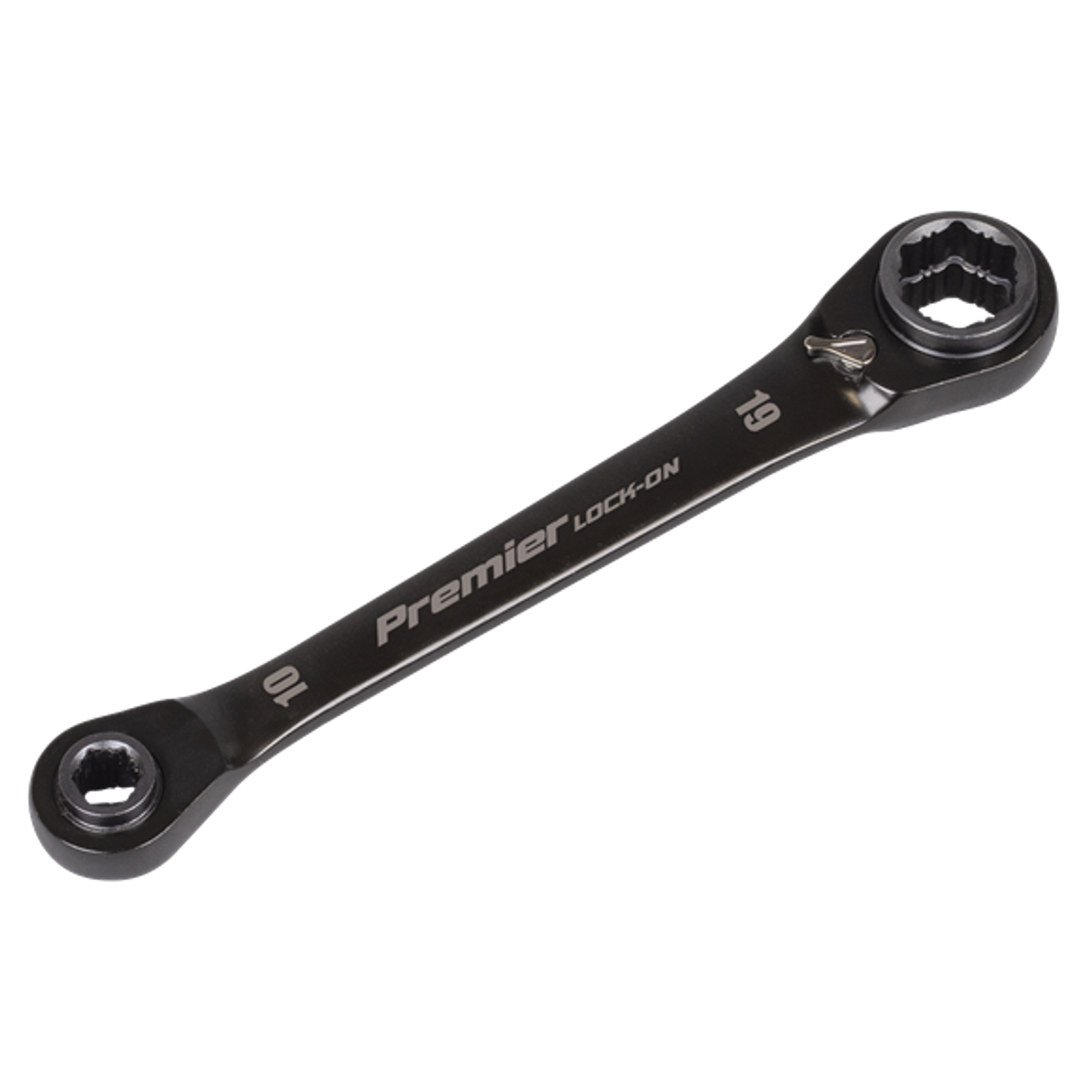 Black Series 4-in-1 Reversible Lock-On Ratchet Ring Spanner