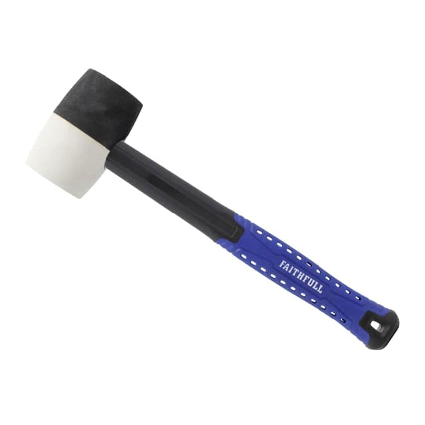 Black & White Fibreglass Mallet 16oz