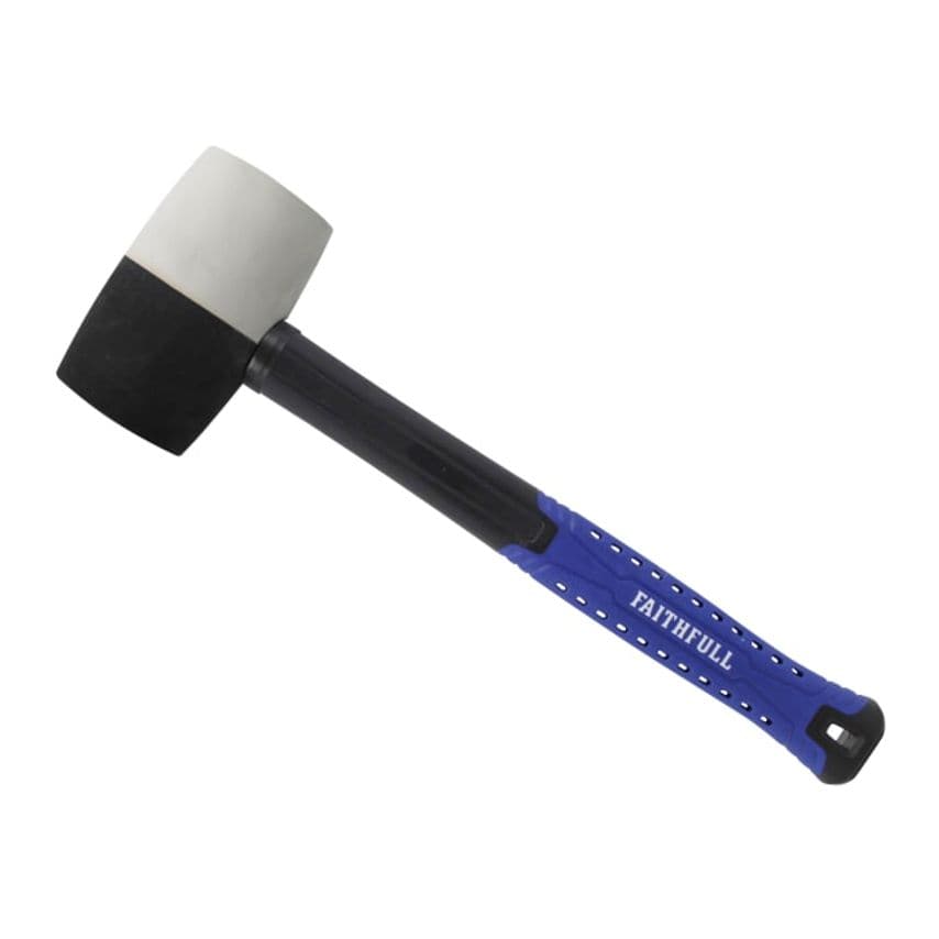 Black & White Fibreglass Mallet 24oz