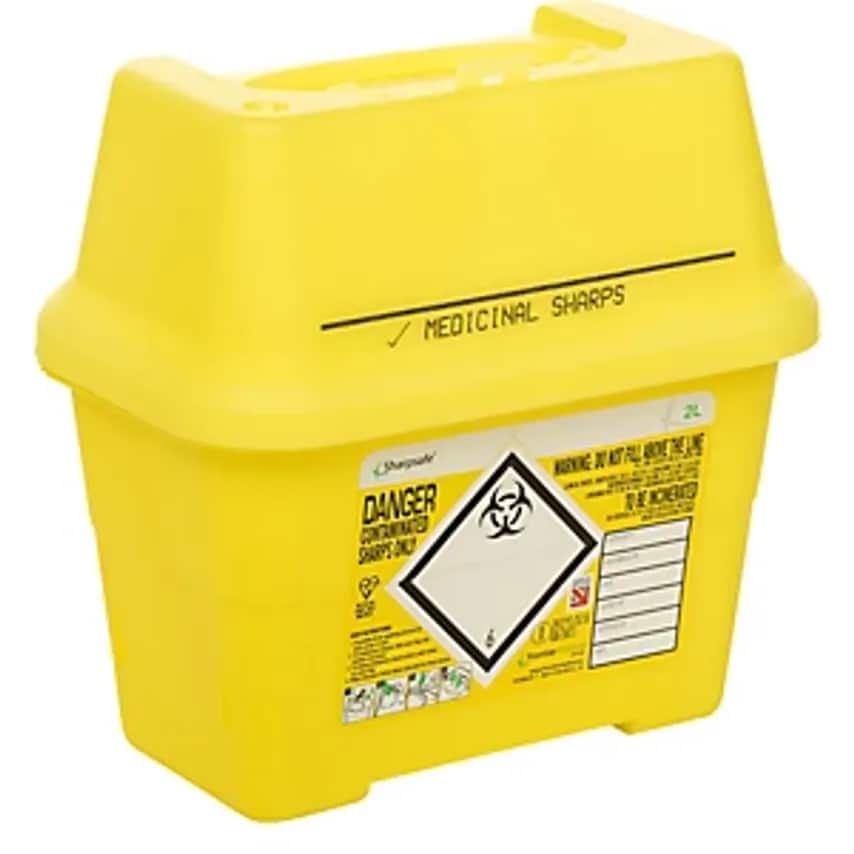 Blade And Knife Box, For Safe Disposal, Capacity 2 L