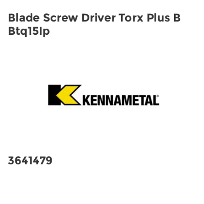 Blade Screw Driver TORX Plus B BTQ15IP