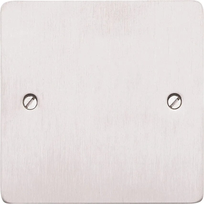 Blanking Plate 1G 86 x 86mm Brushed Stainless Steel - K14330BSS