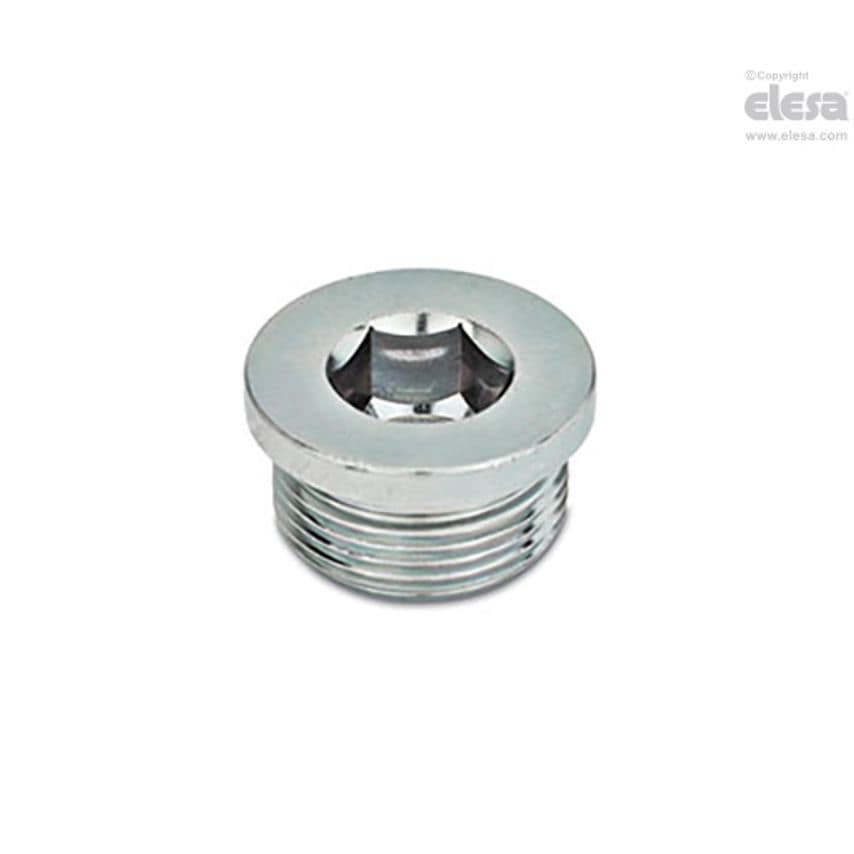 Blanking plug-DIN 908-ST-M8X1-A