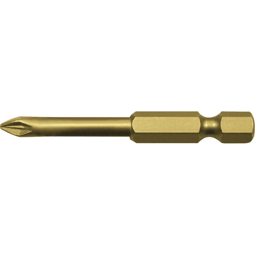 Blister of 10 Pozidriv Bits PZ-1 50mm Masterbit Tin (2 Blister DE 5 Pieces)