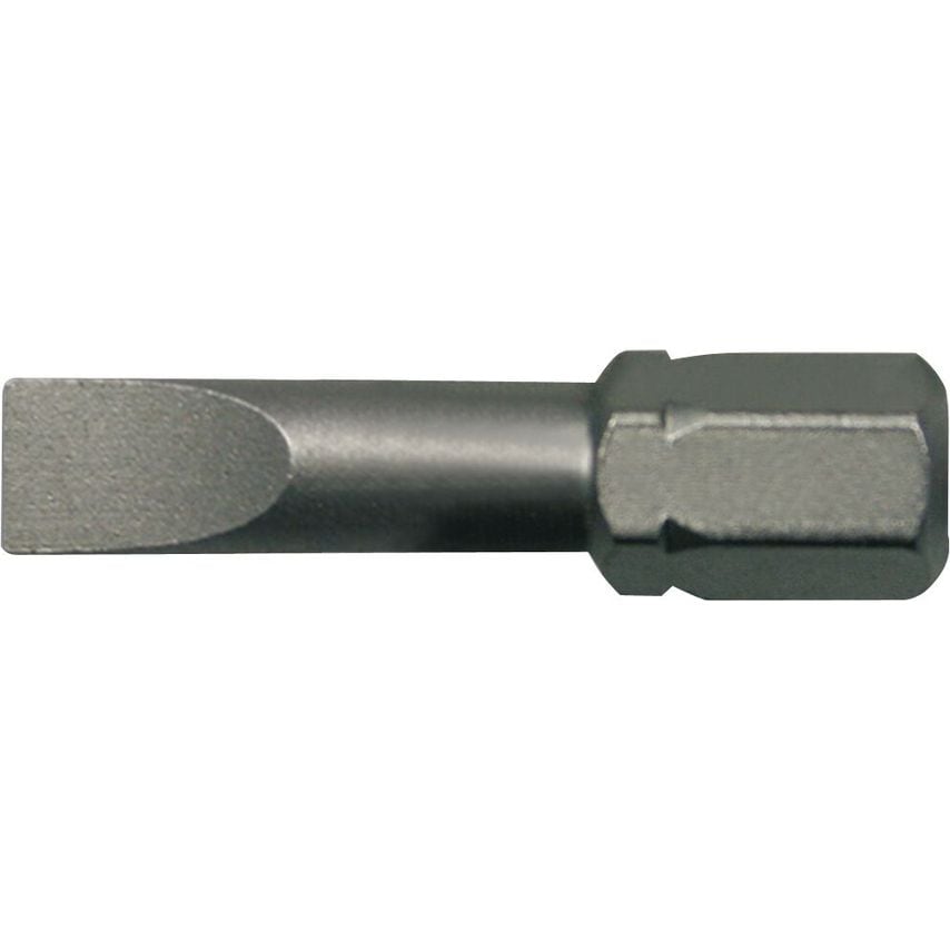 Blister of 5 Flat Bits 6, 5 x 1, 2 25mm Masterbit Torsion