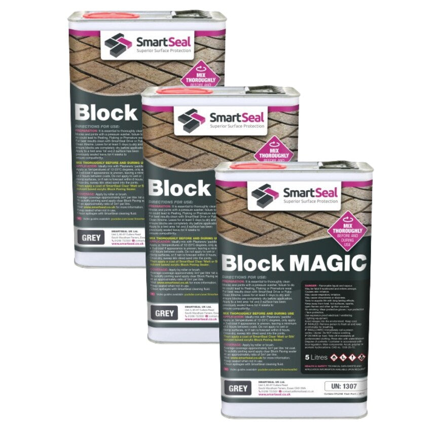 Block Magic Grey 5 Liter Pack of 3