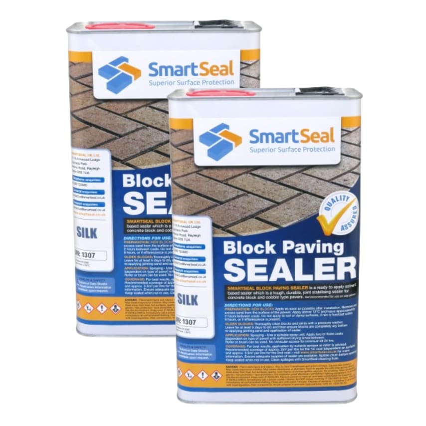 Block Paving Sealer Silk 5 Liter Pack of 2