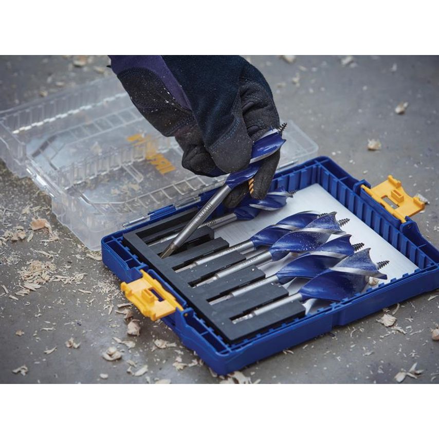 Blue Groove 6X Wood Bit Set, 6 Piece IRWIW4042202