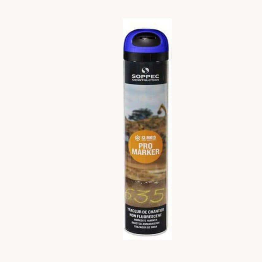Blue Professional Temporary Line Marking Spray 750ml