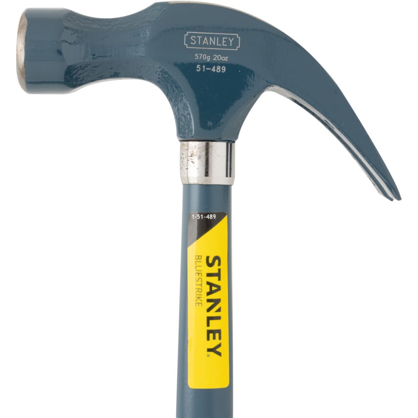Blue Strike Steel Shaft 20oz Claw Hammer