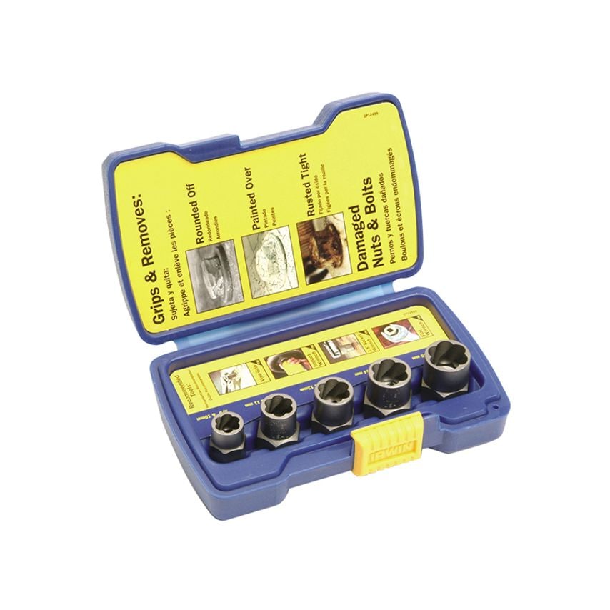 Bolt Grip Fastener Remover Base Set, 5 Piece IRW10504634