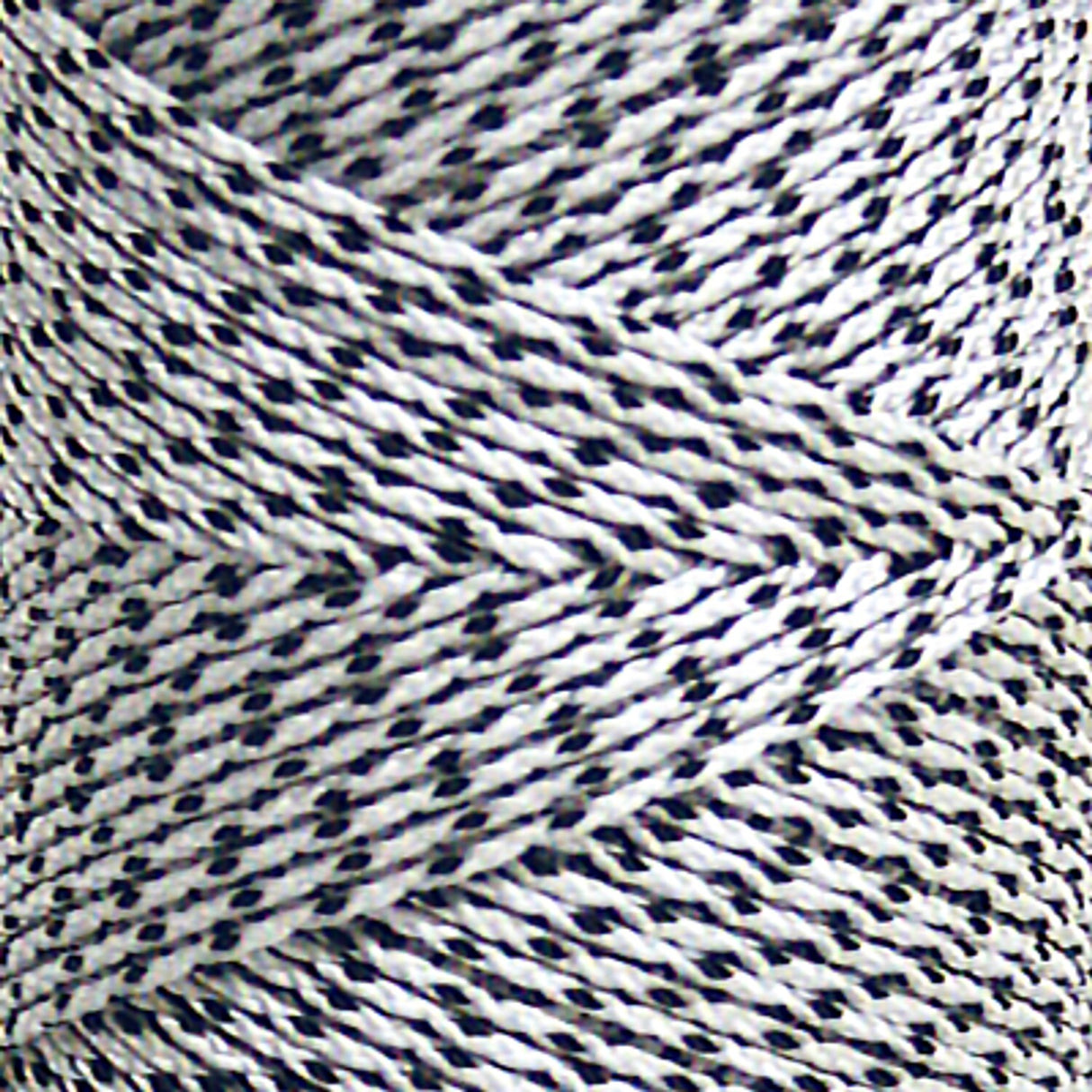 Bonded Braided Nylon Line (White & Black) - 500