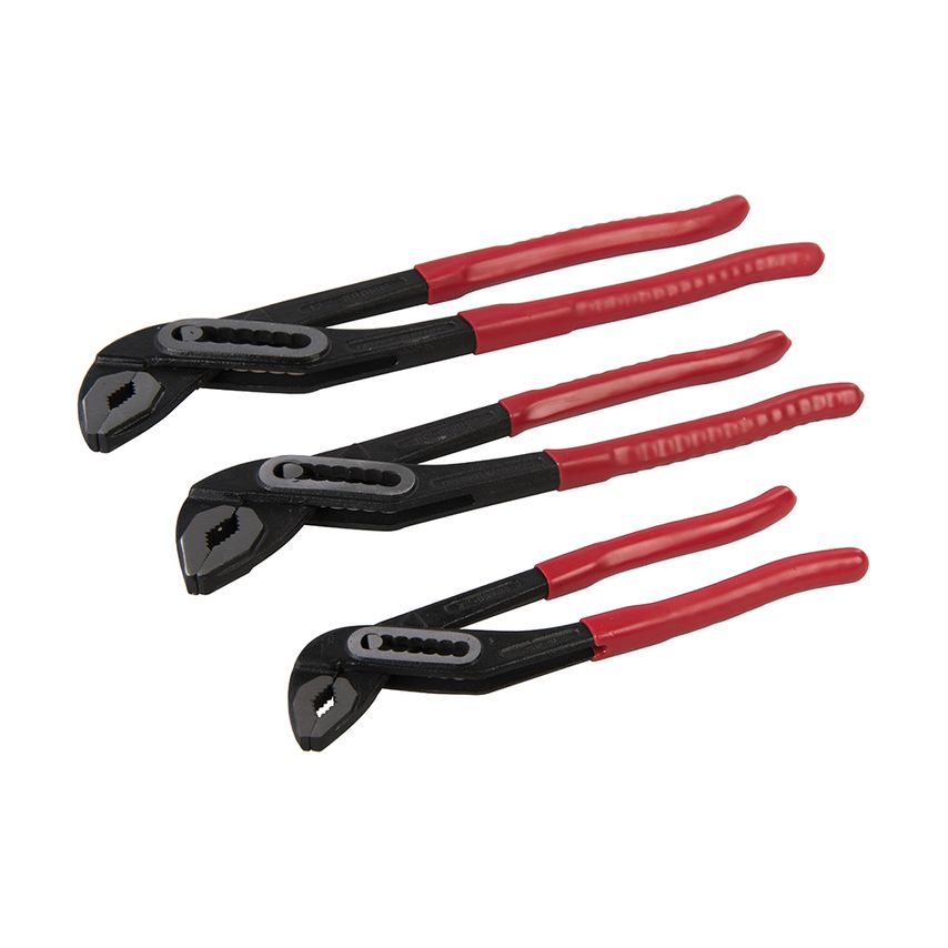 Box Joint Water Pump Pliers Set 3 Piece 180-300mm/7"-12" - 18.035