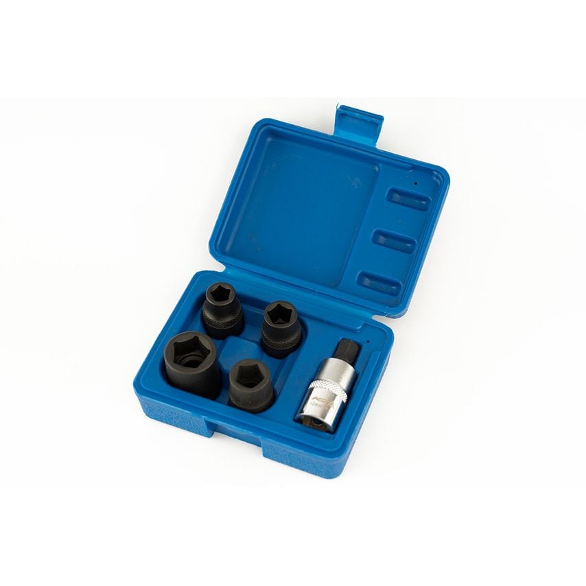 Brake Caliper Pentagon Socket & Bit Set 1/2" Drive