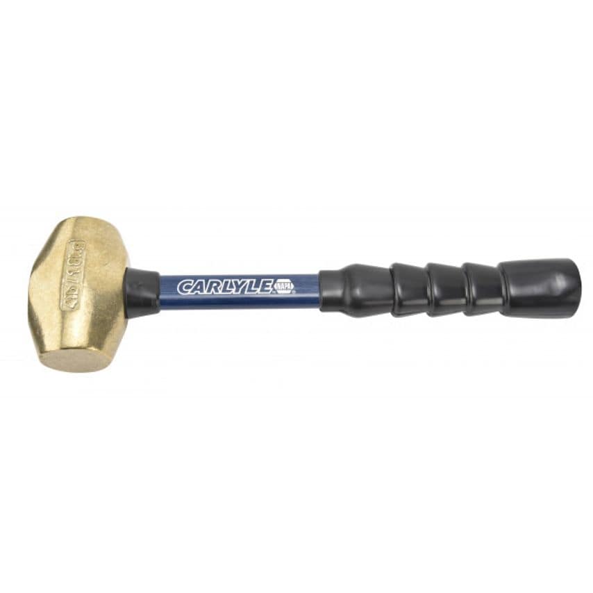 Brass Hammer - Fiberglass Handle - 12in. - 4 lb - HFHBR412