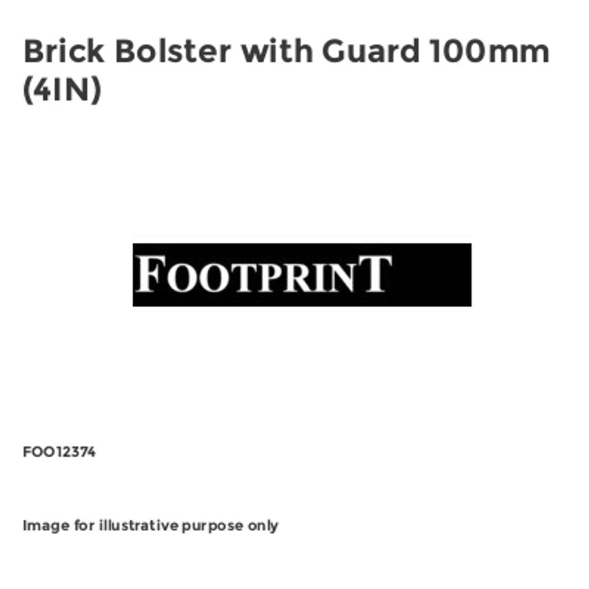 Brick Bolster with Guard 100mm (4IN)