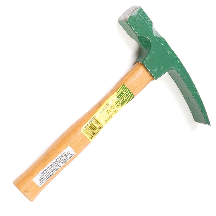 Brick Chisel Point Hammer - Wood Shaft - 800g (1.8LB)