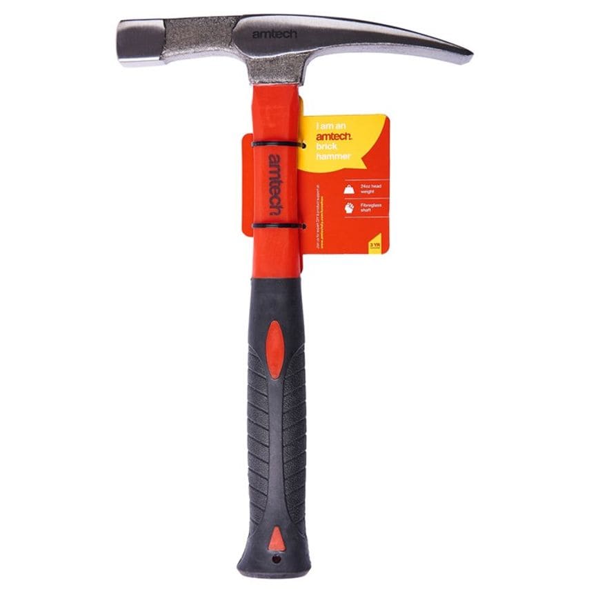 Brick Hammer with Fibreglass Handle