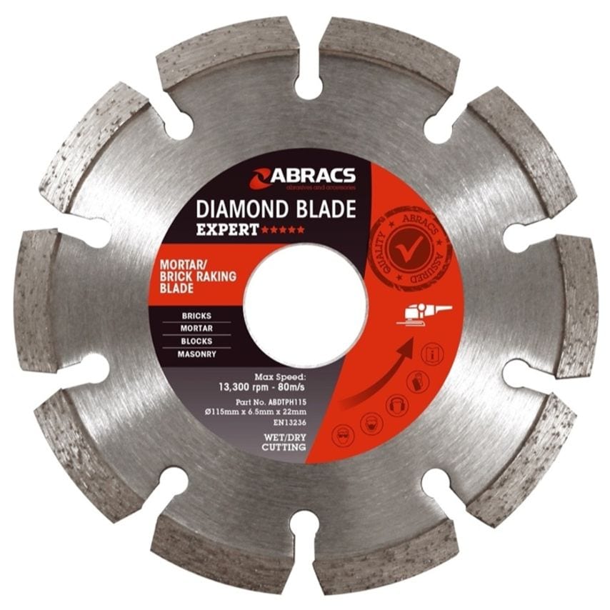 Brick Raking Blade 115 x 7 x 22mm