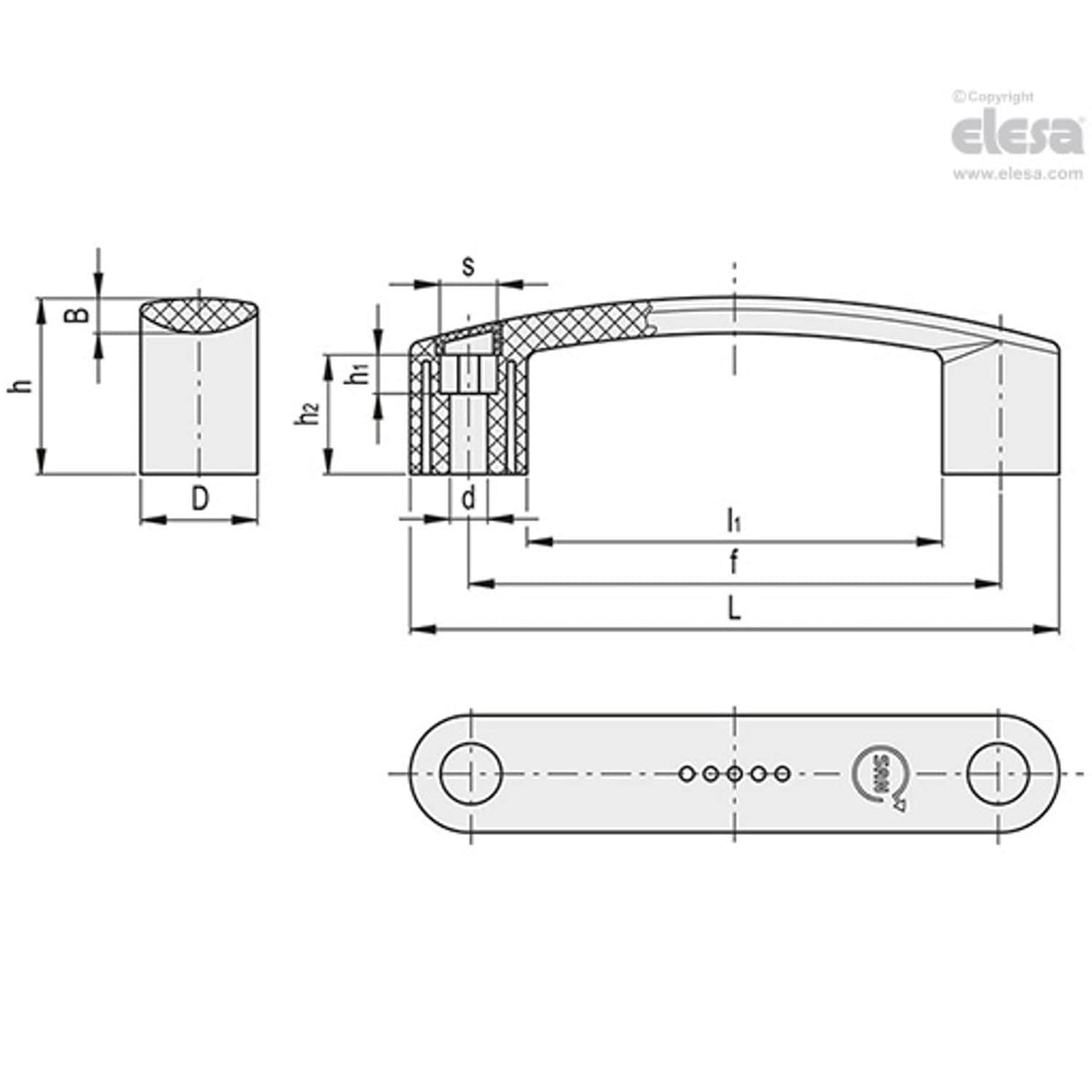 Bridge handle-EBP.140-8-SAN-C16