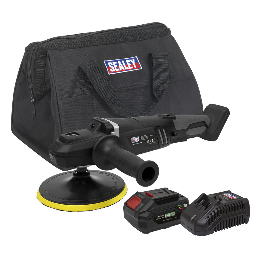 Brushless Rotary Polisher Kit 180mm 20V 4AH SV20 Series