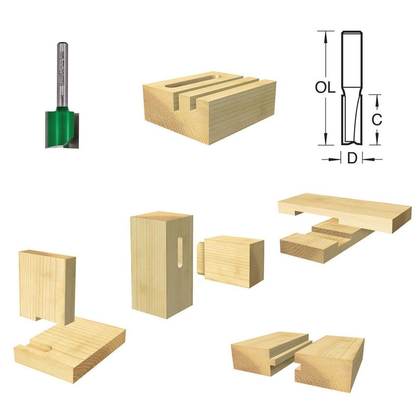 C030AX1/4TC Two Flute Cutter 20mm Diameter