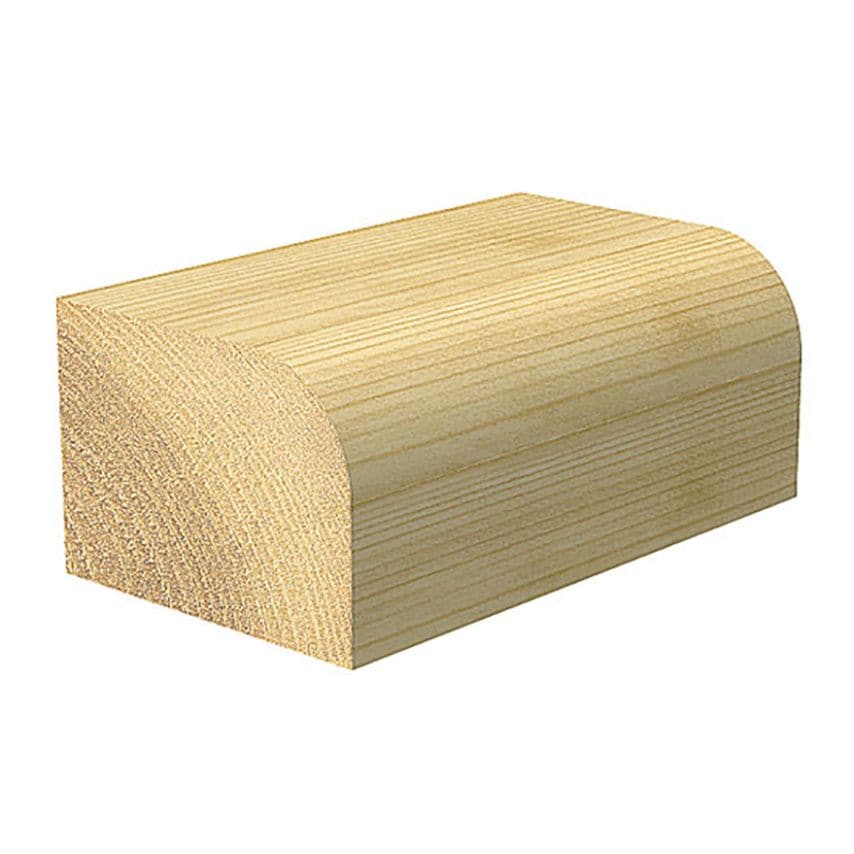 C076 x 1/4 TCT Bearing Guided Ovolo & Round Over 6.3mm Radius TREC07614TC