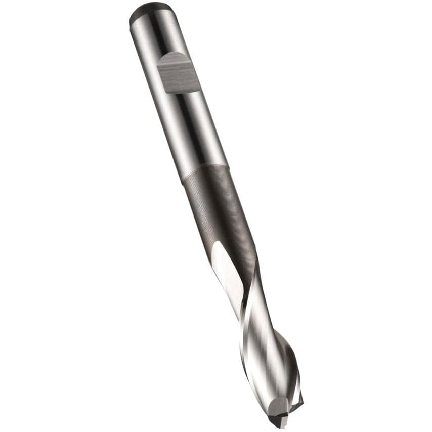 C135 2.00MM HSS-E 2 Flute Flatted Shank Slot Drill