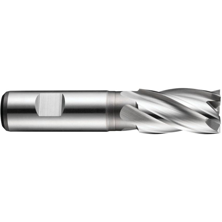C247 7.00MM HSS-E Multi Flute Flatted Shank End Mill - DIN 844K