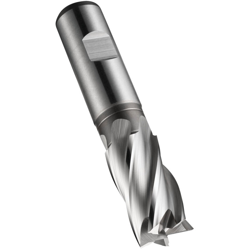 C247 7.00mm HSS-E Multi Flute Flatted Shank End Mill - DIN 844K
