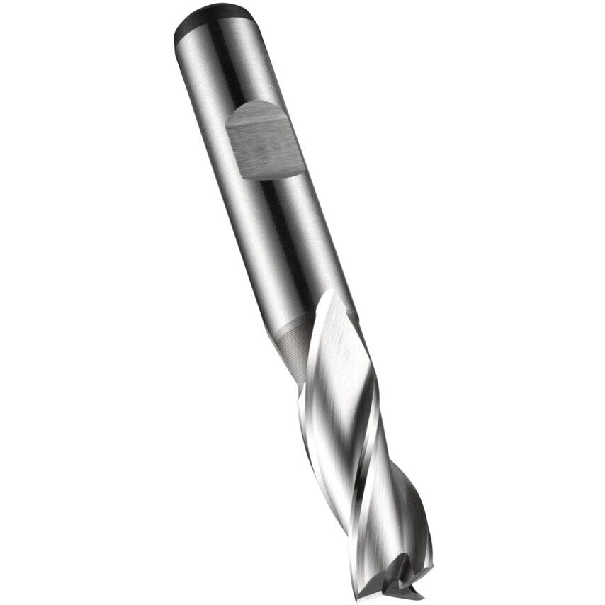 C305 22.00mm Hss-E-Pm 3 Flute Flatted Shank Slot Drill DIN 844 K