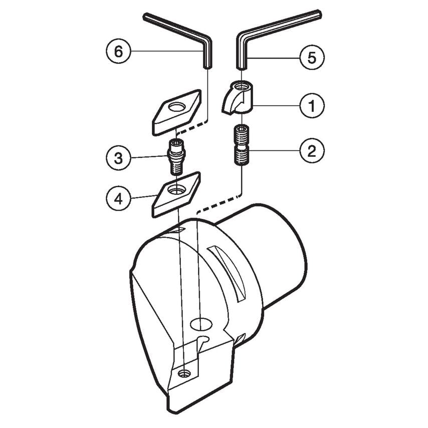 C3-MVJNL-22045-16 Cutting Unit for Turning