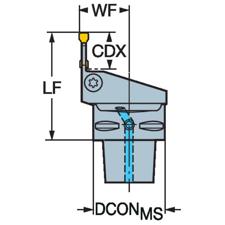 C3-RF123E08-22050B Cutting Unit for Parting/Grooving