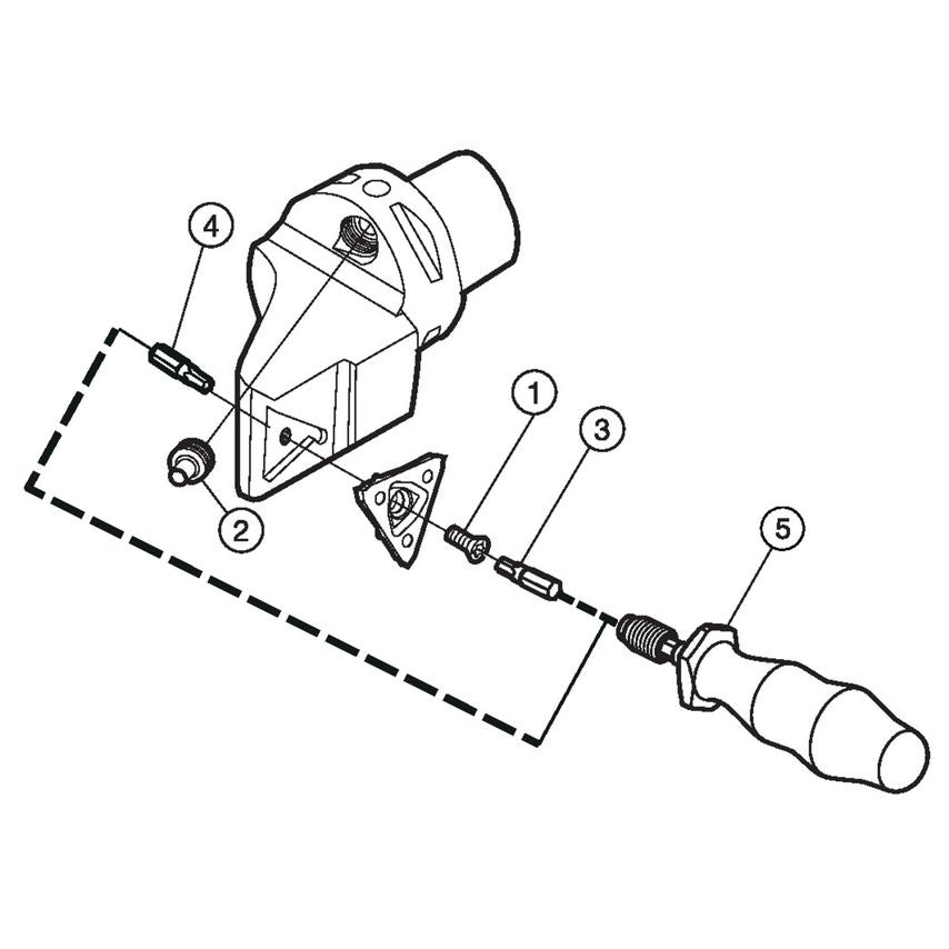 C3-RF123T06-22045BM Cutting Unit for Parting/Grooving