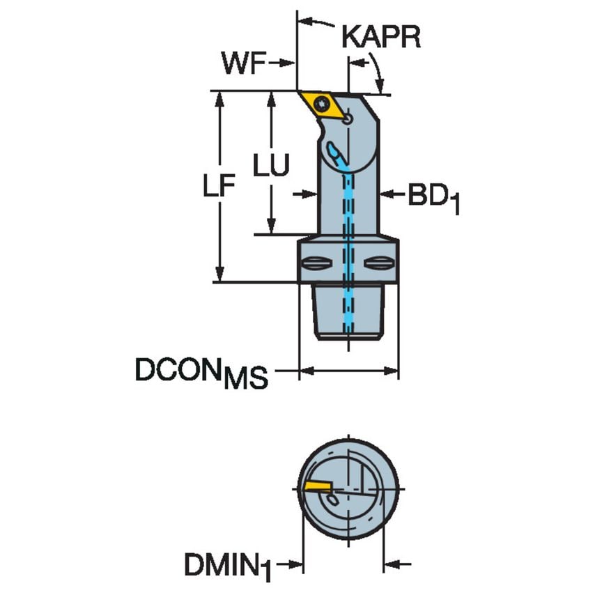 C3-SDUCR-17090-11 CoroTurn 107 Cutting Unit