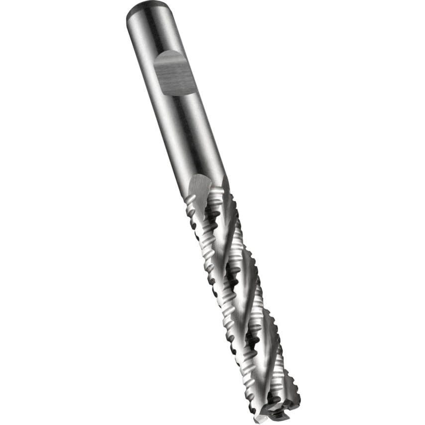 C403 32.00MM HSS-E Flatted Shank Long Series Roughing End Mill DIN 844 L