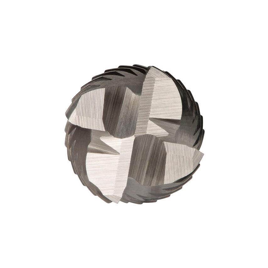 C407 16.00mm HSS-E Flatted Shank Multi Flute Roughing End Mill DIN 844 K