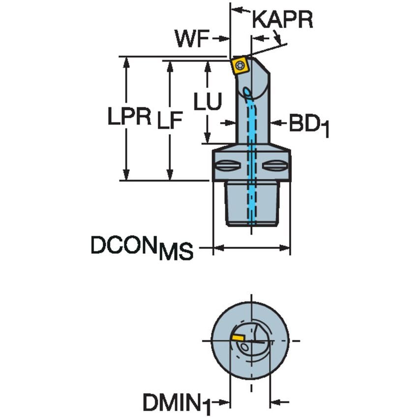 C4-SSKCR-13080-09 Cutting Unit for Turning